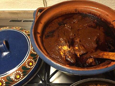 Representative photograph of Chicken Mole Poblano.