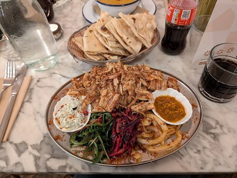 Representative photograph of chicken shawarma