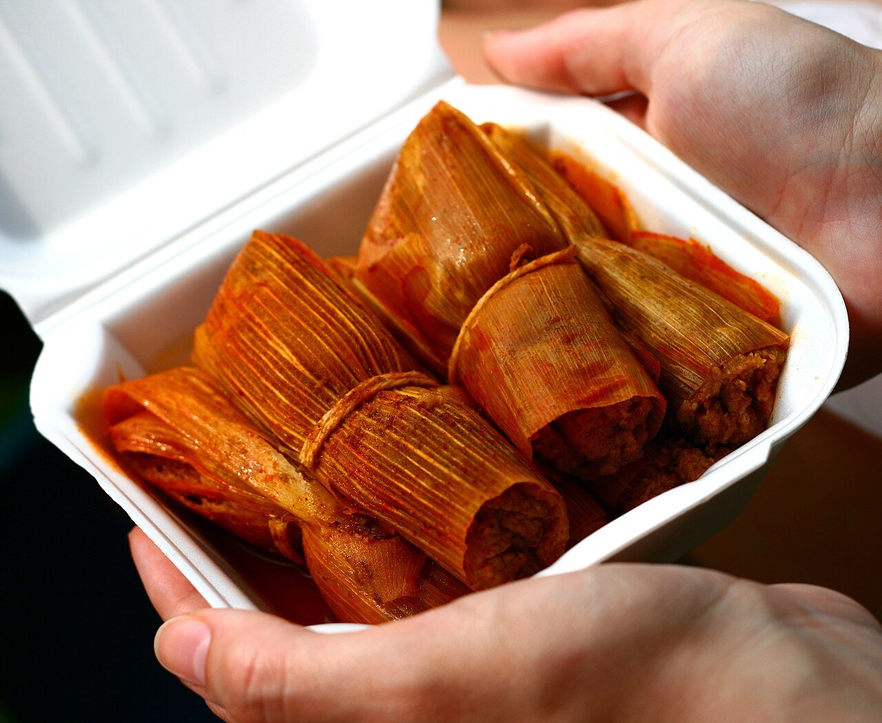 Representative photograph of Chicken Tamales.