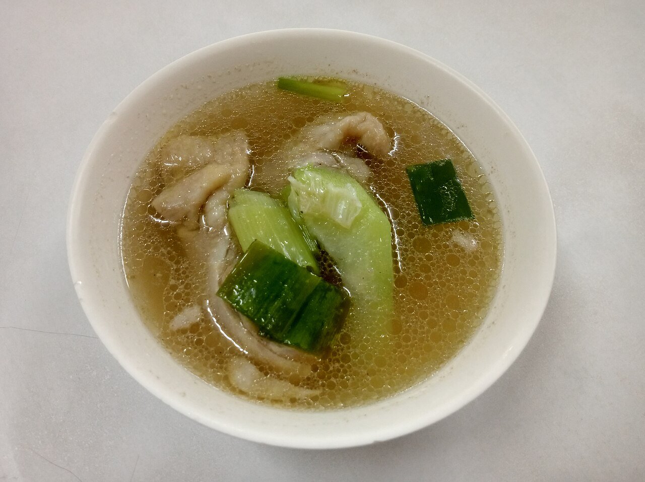 Representative photograph of Chicken Tinola.