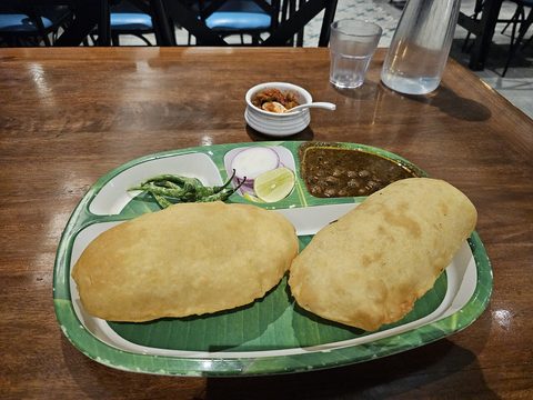 Representative photograph of chole bhature