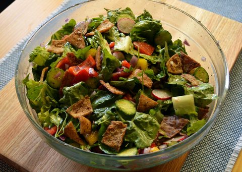 Representative photograph of fattoush