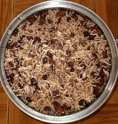 Representative photograph of Jamaican Rice and Peas.