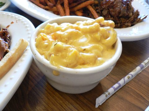 Representative photograph of macaroni cheese