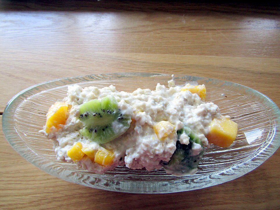 Representative photograph of overnight oats