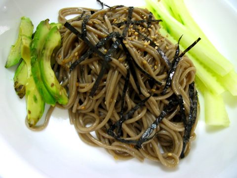 Representative photograph of Soba Noodle Salad.