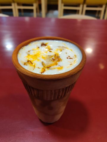 Representative photograph of sweet lassi